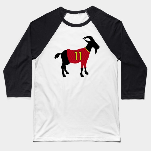 Trae Young GOAT Baseball T-Shirt by slawisa